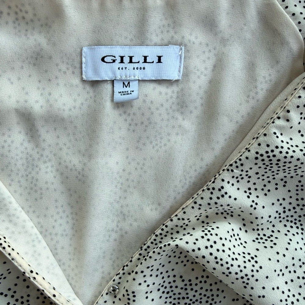 Gilli Cream Ruffle Wrap Dress - Picture 3 of 6